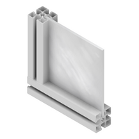 63-430-0 MODULAR SOLUTIONS SOLID STEEL PANEL 14 GAGE (4 FT X 8 FT)